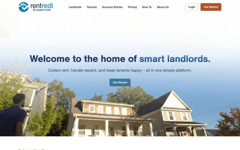 RentRedi homepage