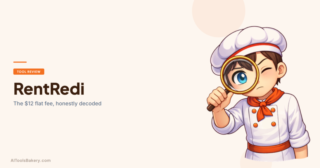 RentRedi Review (2026): The $12 Flat Fee Is Real. The Flat Fee Story Is Not., AI Tools Bakery