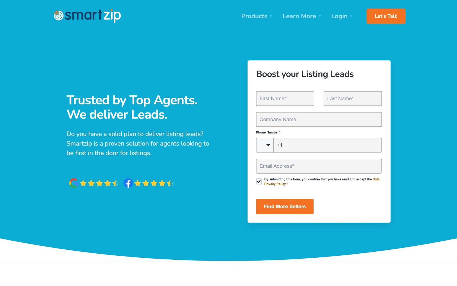 SmartZip homepage