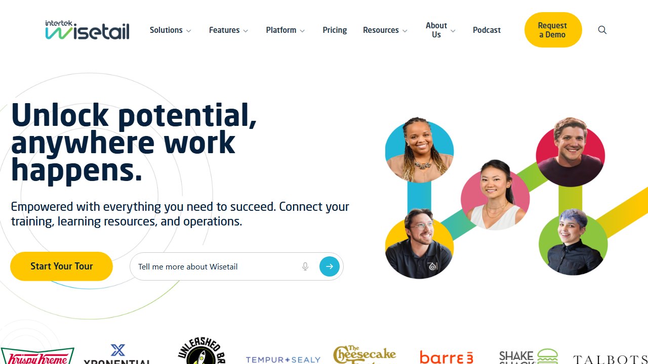Wisetail homepage