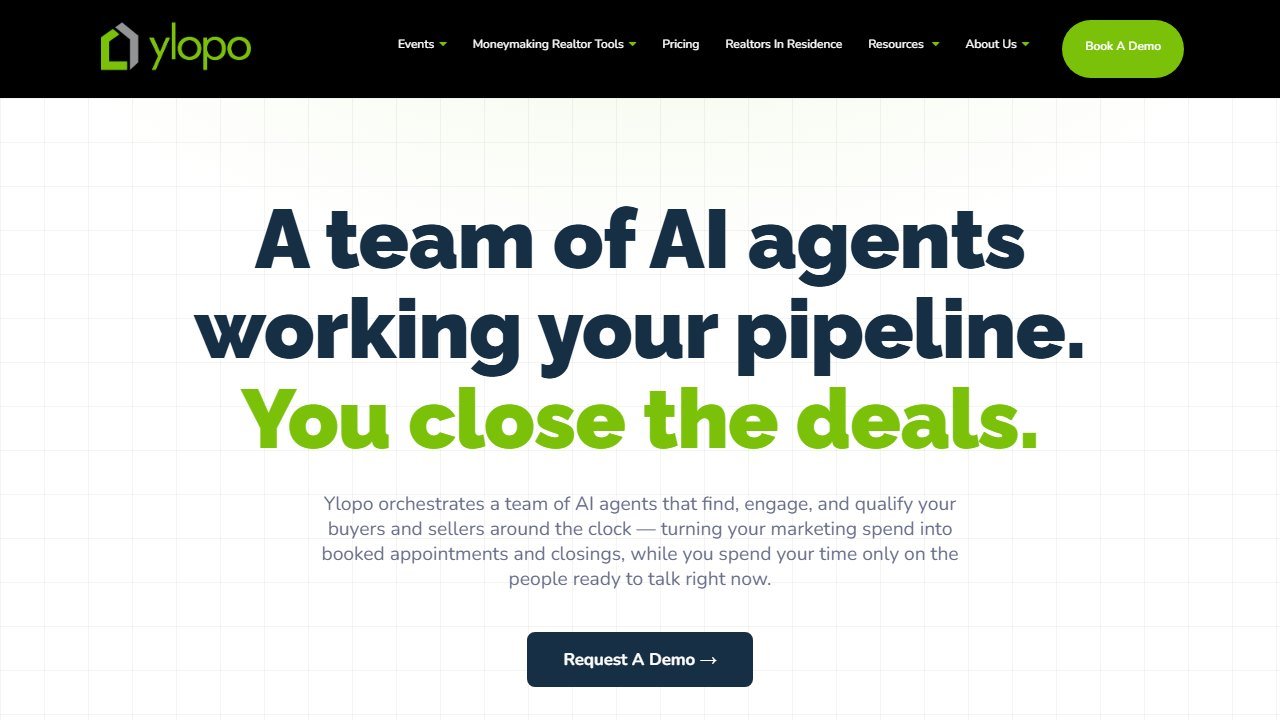 Ylopo homepage
