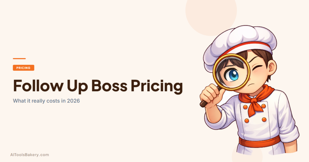 Follow Up Boss Pricing 2026 guide by AI Tools Bakery