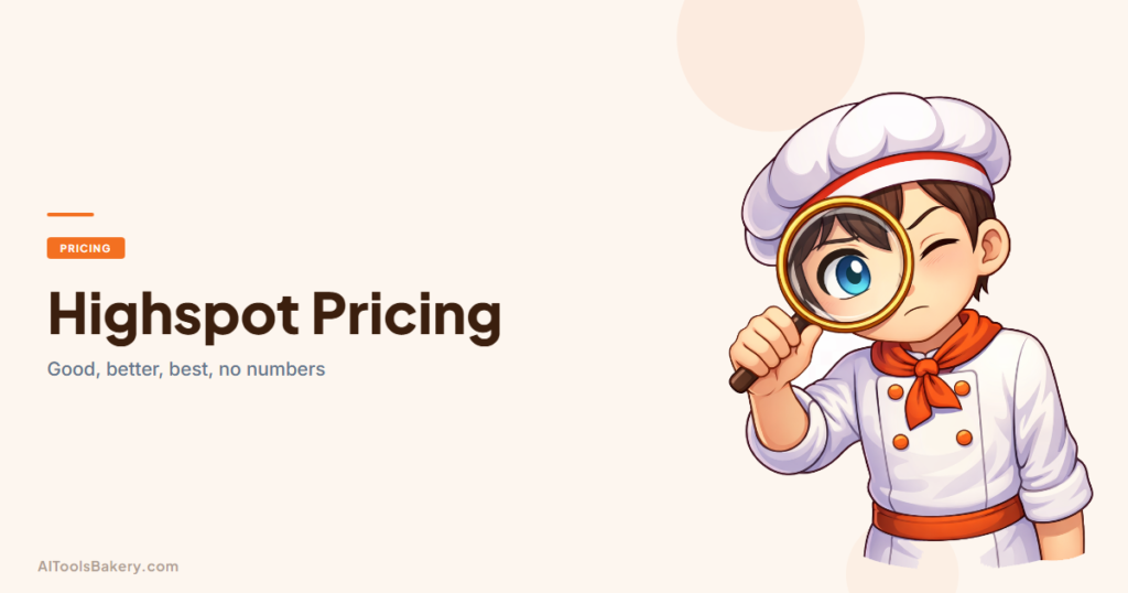 Highspot Pricing 2026 guide by AI Tools Bakery