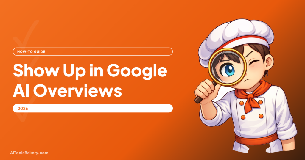 Show Up in Google AI Overviews, AI Tools Bakery how-to guide