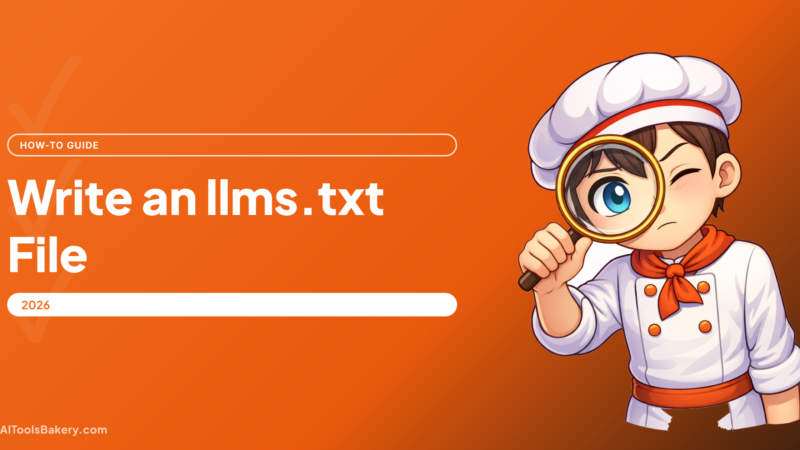 How to Write an llms.txt File (With a Real Example From Our Site)