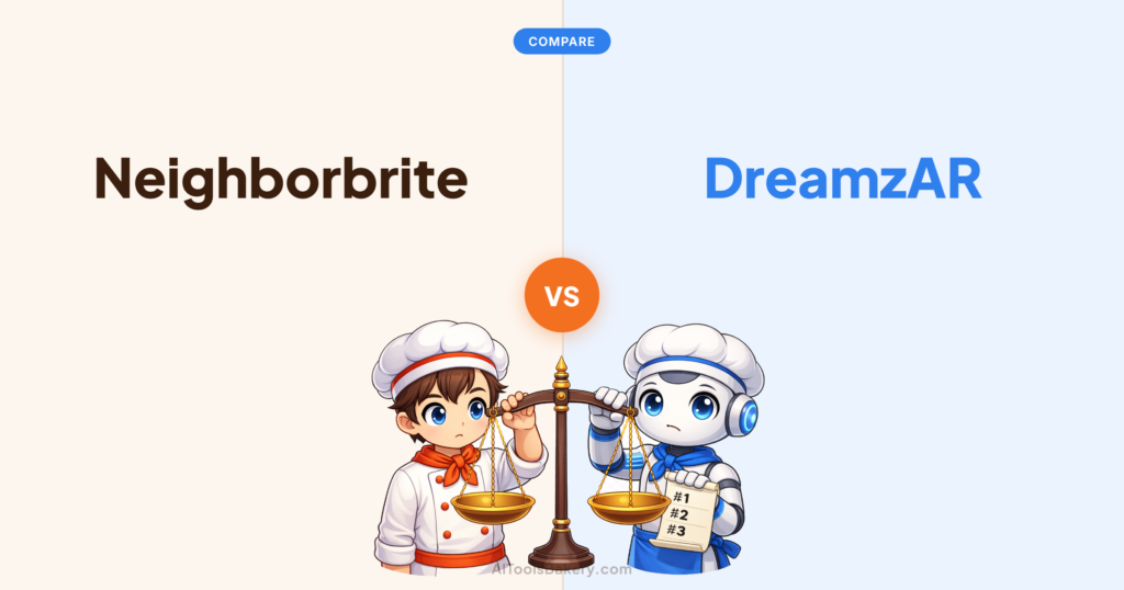 Neighborbrite compared with DreamzAR, AI Tools Bakery
