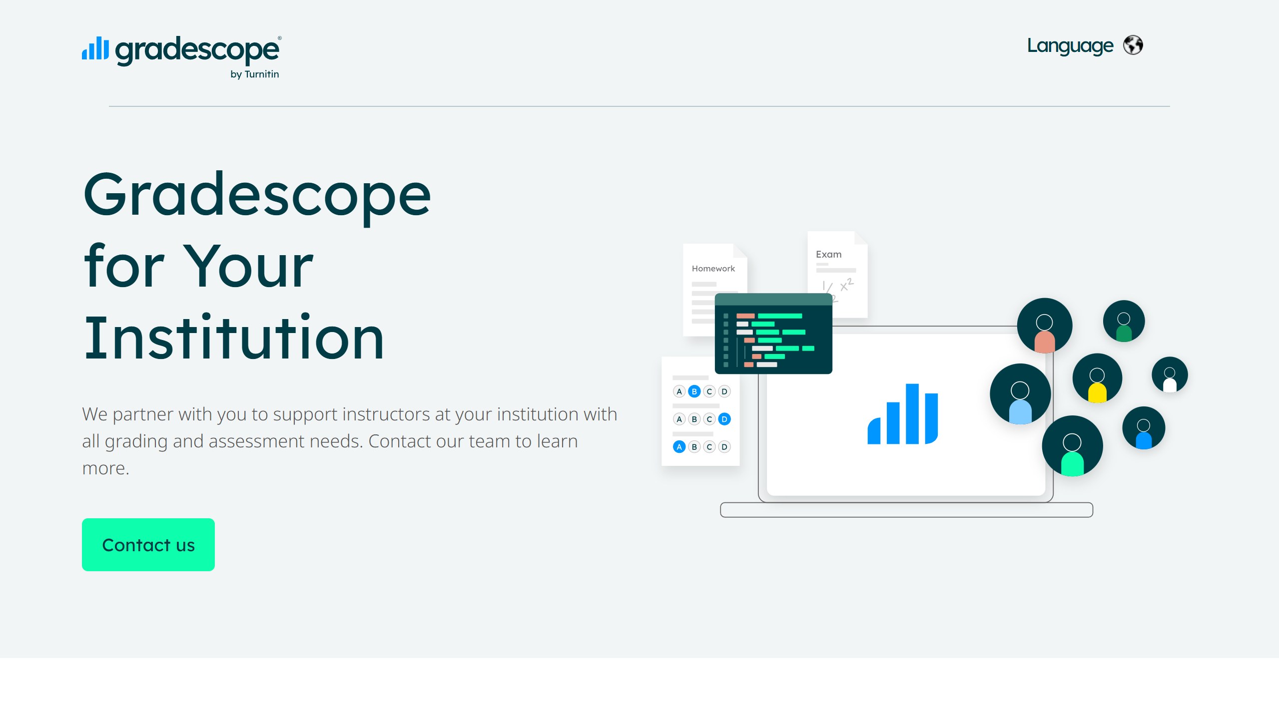 Gradescope pricing page as published on 4 September 2026