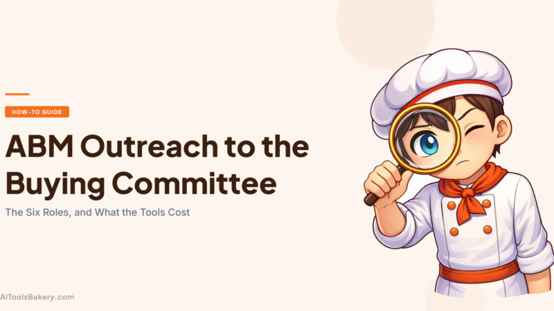 ABM Outreach to the Buying Committee (2026): The Six Roles, and What the Tools Cost