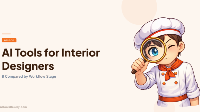 AI Tools for Interior Designers (2026): 8 Compared by Workflow Stage