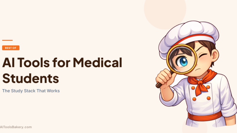 AI Tools for Medical Students (2026): The Study Stack That Works