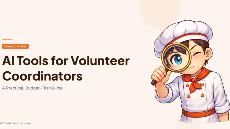 AI Tools for Volunteer Coordinators (2026): A Practical, Budget-First Guide