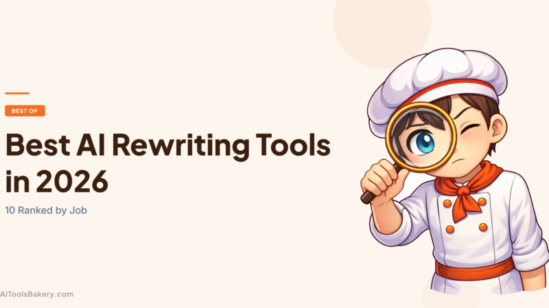 Best AI Rewriting Tools in 2026: 10 Ranked by Job