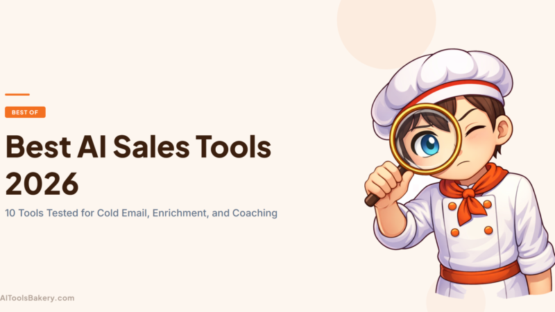 Best AI Sales Tools 2026: 10 Tools Tested for Cold Email, Enrichment, and Coaching