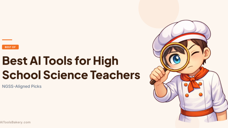 Best AI Tools for High School Science Teachers (2026): NGSS-Aligned Picks
