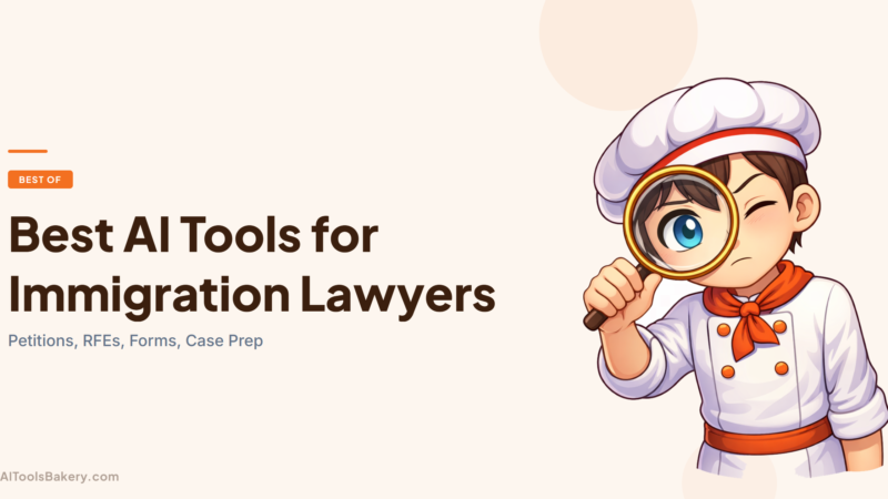 Best AI Tools for Immigration Lawyers (2026): Petitions, RFEs, Forms, Case Prep