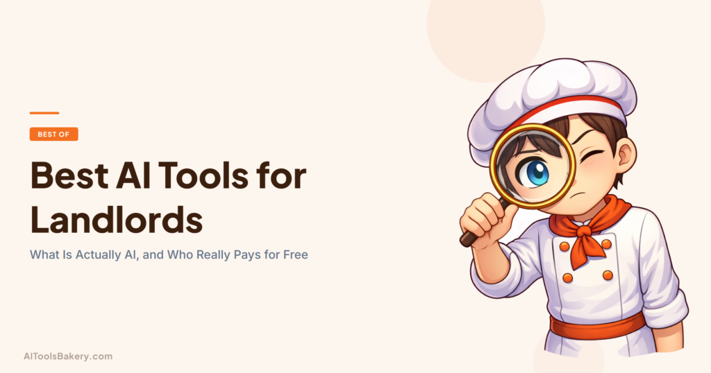 Best AI Tools for Landlords. What Is Actually AI, and Who Really Pays for Free. AI Tools Bakery, 2026.