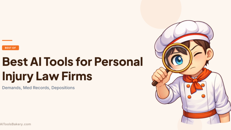 Best AI Tools for Personal Injury Law Firms (2026): Demands, Med Records, Depositions