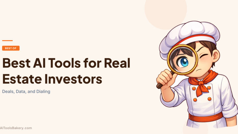 Best AI Tools for Real Estate Investors (2026): Deals, Data, and Dialing