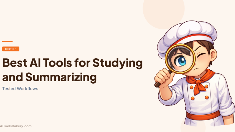 Best AI Tools for Studying and Summarizing (2026): Tested Workflows