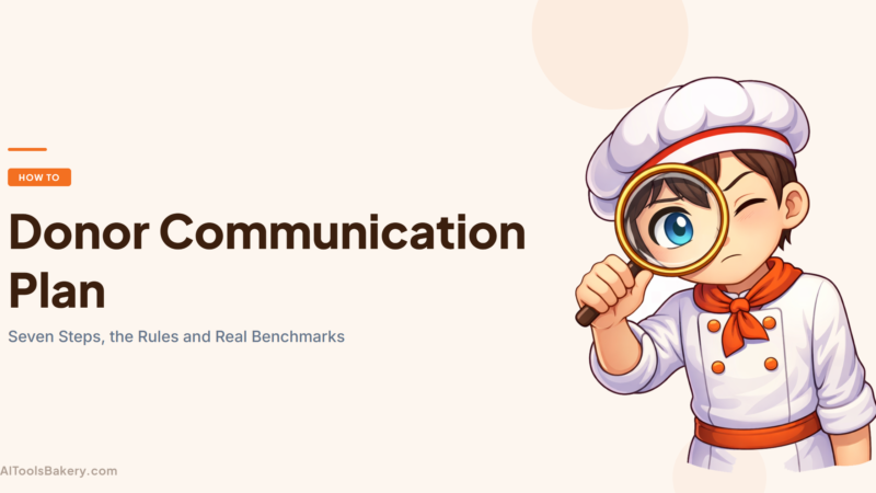 Donor Communication Plan: How to Build One, With the Rules and Real Benchmarks (2026)