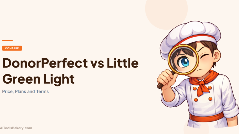 DonorPerfect vs Little Green Light (2026): Price, Plans and Terms