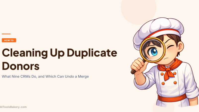 Duplicate Donor Records: How to Clean Them Up Without Losing Giving History (2026)