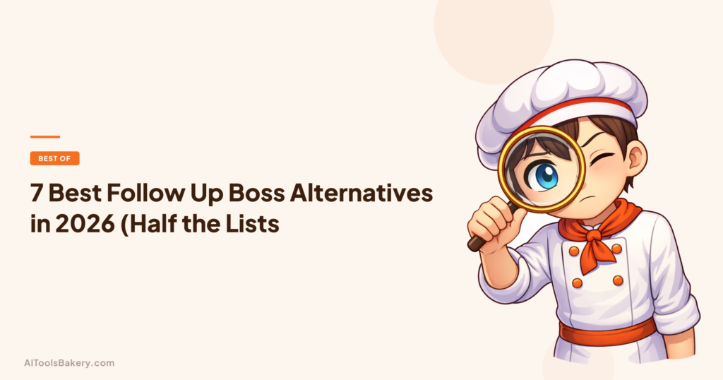 7 Best Follow Up Boss Alternatives in 2026 (Half the Lists. AI Tools Bakery, 2026.