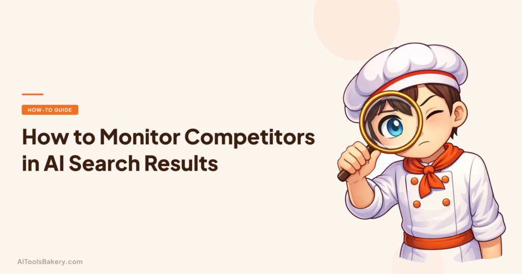 How to Monitor Competitors in AI Search Results. AI Tools Bakery, 2026.