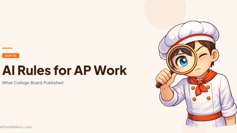 Is AI Allowed on AP Work? What College Board Actually Published for 2026-27