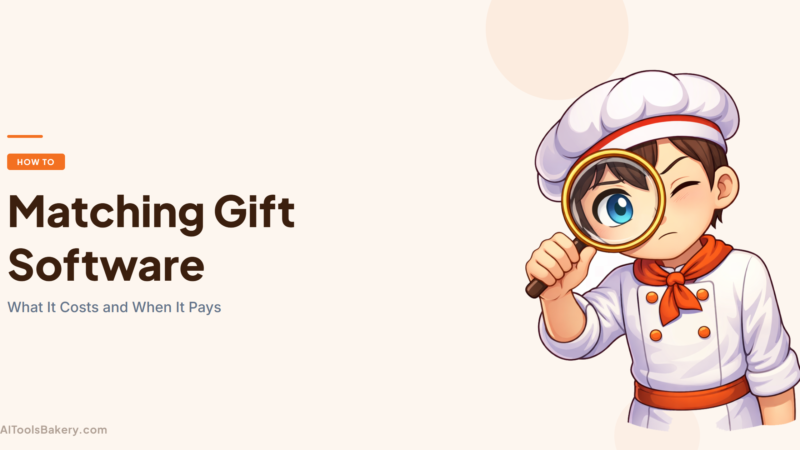 Matching Gift Software (2026): What It Costs and When It Pays for Itself