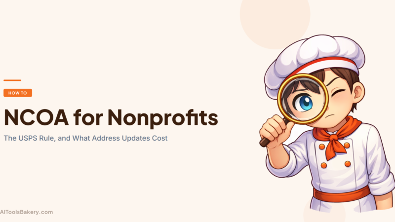 NCOA for Nonprofits (2026): The USPS Rule, and What Address Updates Cost