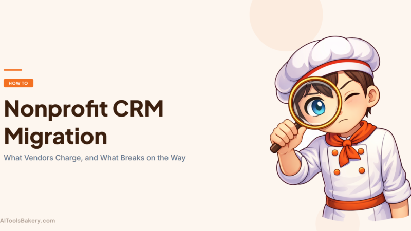 Nonprofit CRM Migration (2026): What Vendors Charge, How Long It Takes, and What Breaks