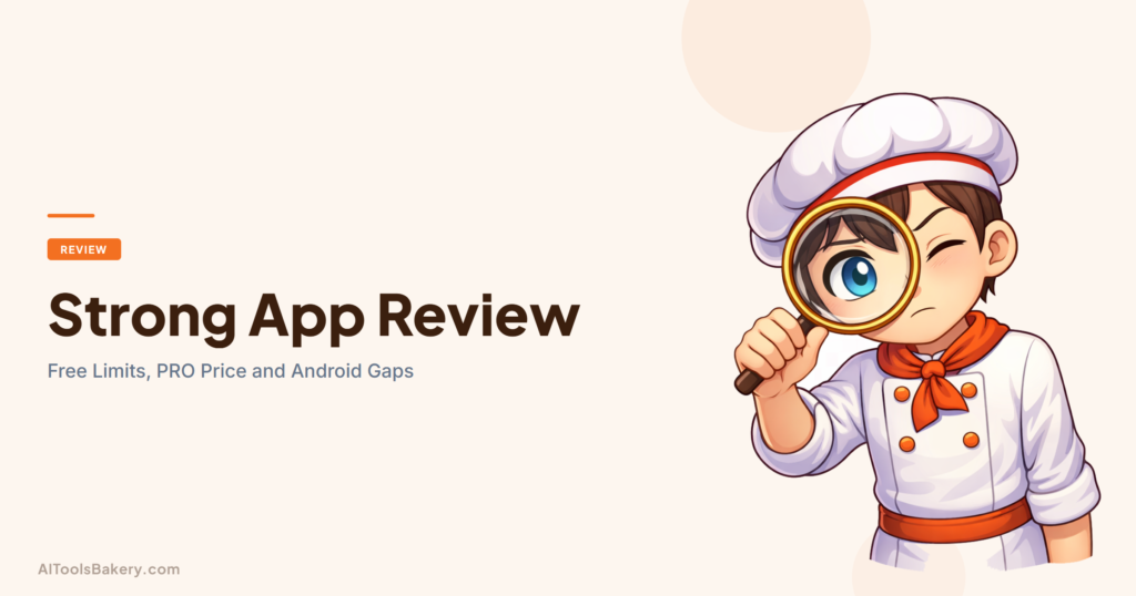 Strong app review 2026: the three template free plan, PRO and Forever prices, iPhone and Android differences, and its one-way CSV export