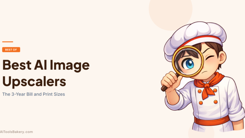 Best AI Image Upscalers (2026): 9 Compared on the 3-Year Bill and Whether It Will Print