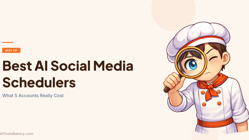 Best AI Social Media Schedulers (2026): What 5 Accounts Cost and How Much AI You Get